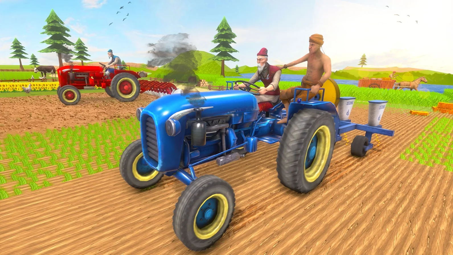 农用手扶拖拉机模拟驾驶(Real Tractor Farming)