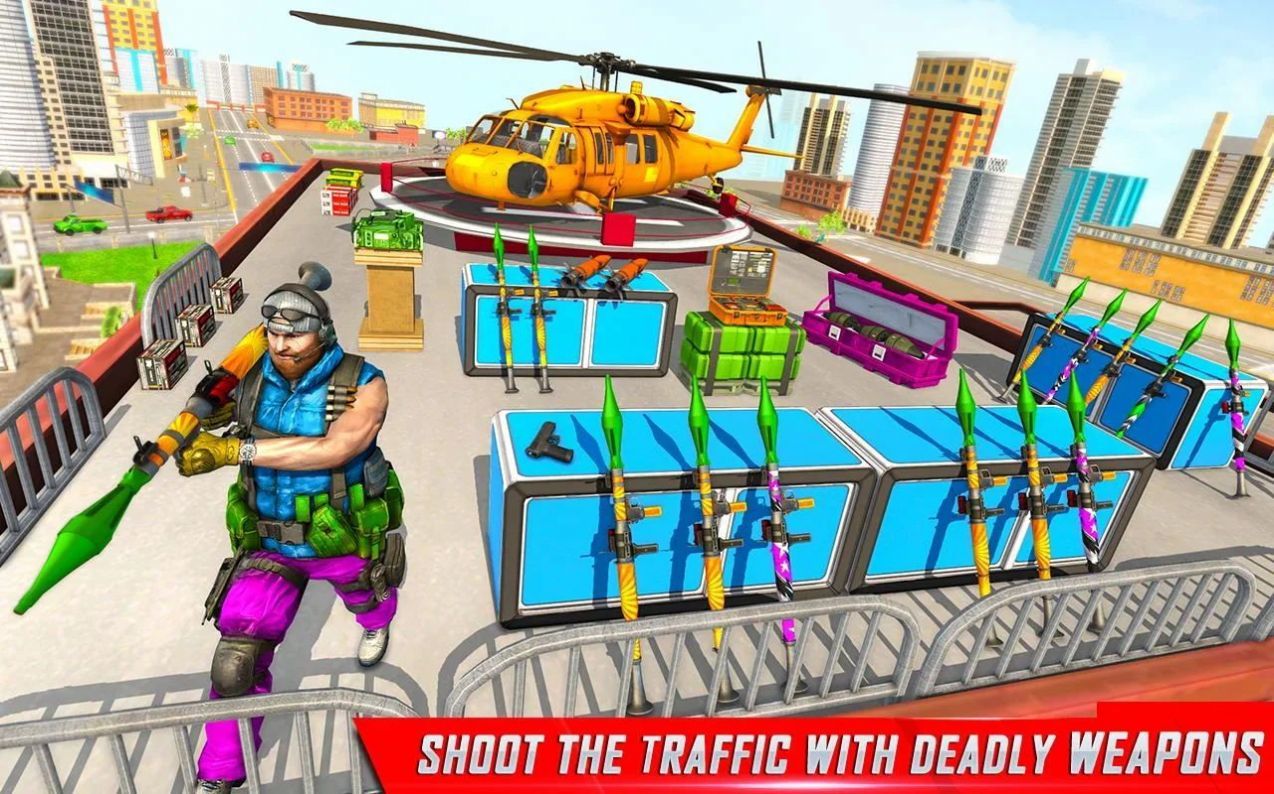 城市汽车的射击大战(Traffic Shooter 2020)