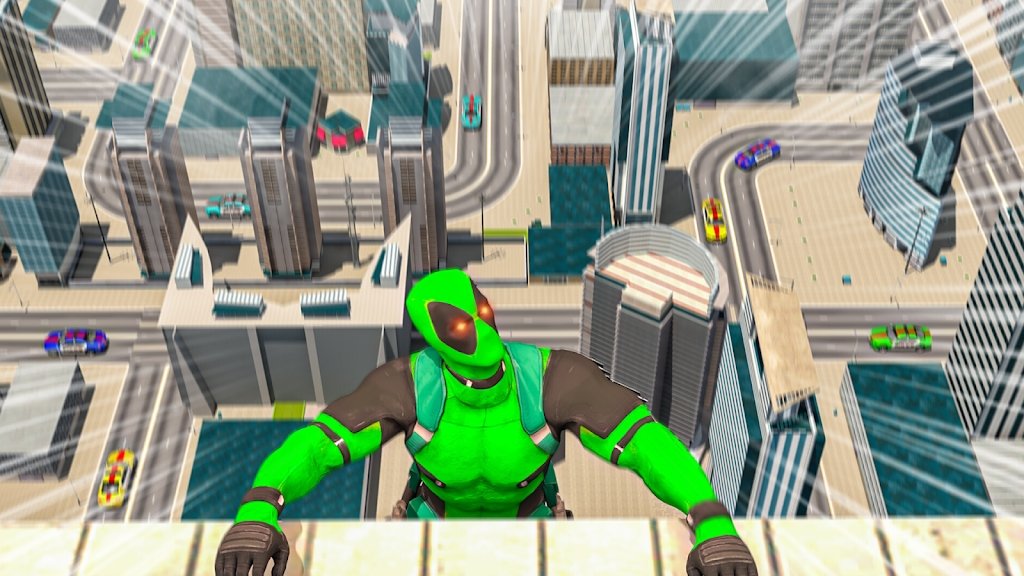 罪恶都市蜘蛛绳英雄3D(Vice Town: Spider Rope Hero 3D)