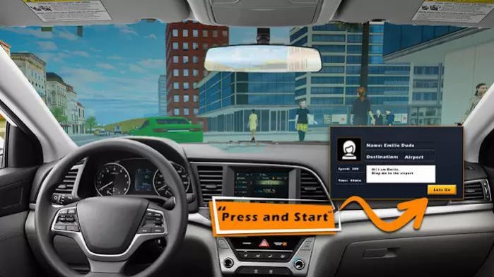 真正的出租车驾驶大城(Real Taxi Driving Simulator 2021: Grand City Taxi)