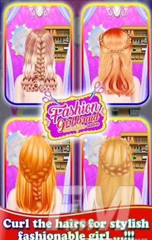 时尚女孩辫子发型沙龙免费版游戏下载-时尚女孩辫子发型沙龙最新版下载v1.0.0