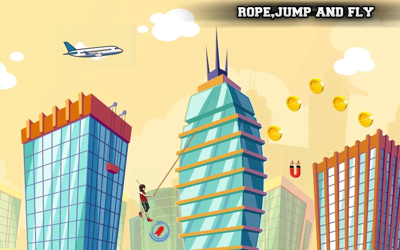 城市飞跃者(Flying Rope Guy)