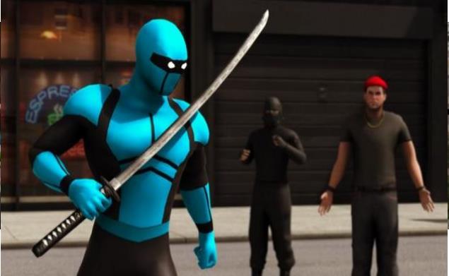蓝色超级忍者英雄(Blue Ninja)