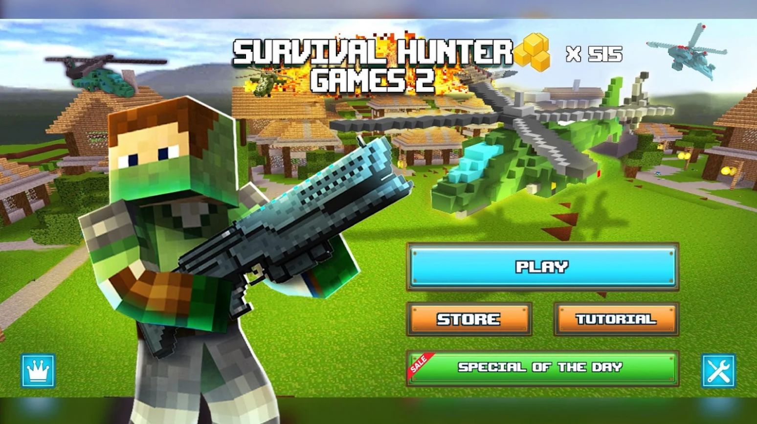 像素生存射击2(The Survival Hunter Games 2)