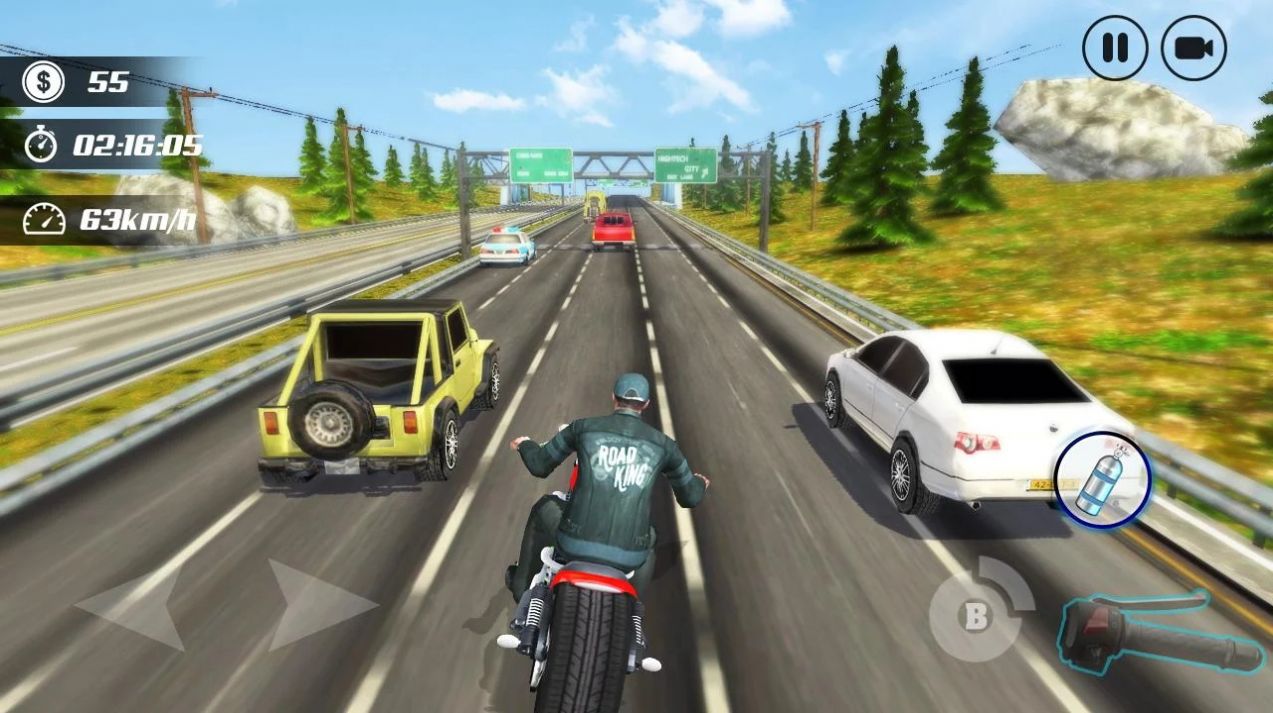 公路摩托车竞速赛(Highway Moto Rider - Traffic Race)