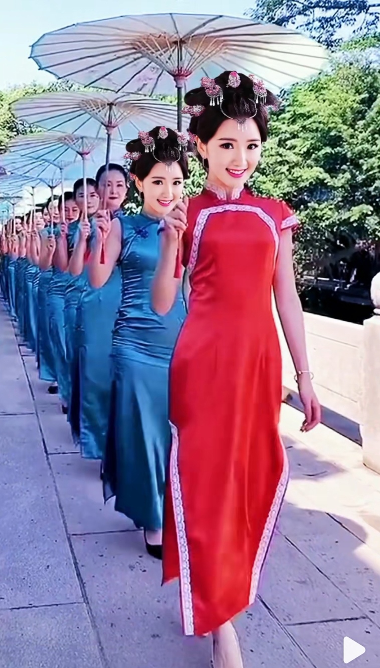 民族服装旗袍古装视频换脸制作软件app