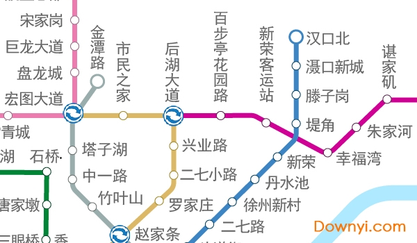 2019武汉地铁线路图完整版