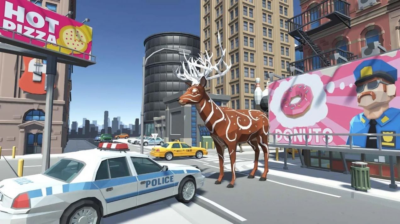 城市暴徒鹿模拟器游戏