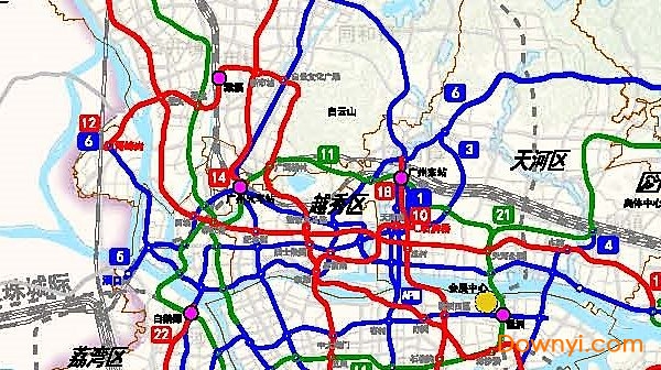 广州地铁规划图2021终极版