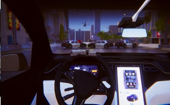 电动汽车模拟器城市驾驶游戏