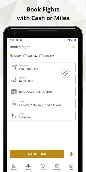 etihad airways app(阿提哈德航空)