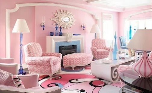 粉红色家居设计