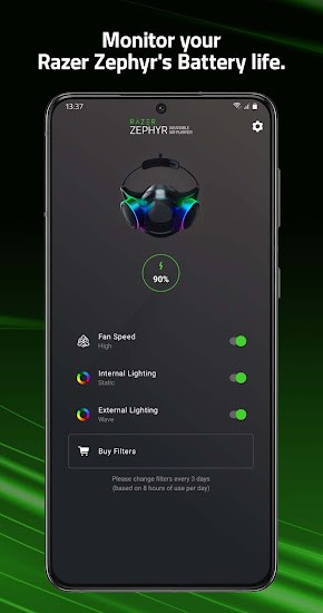 雷蛇风行RGB面罩app