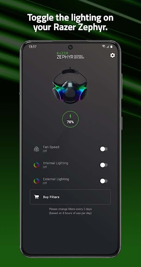 雷蛇风行RGB面罩app