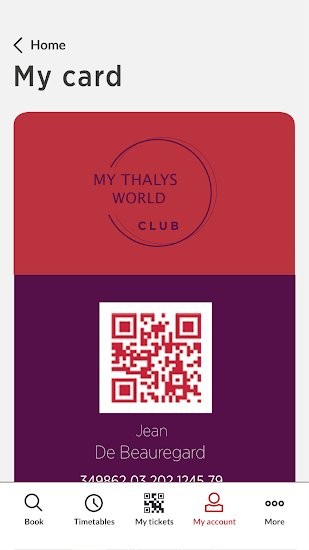 thalys高铁购票app