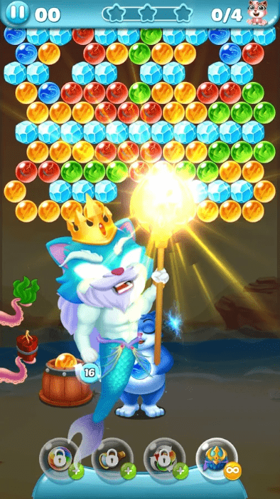 泡泡射手猫流行岛游戏