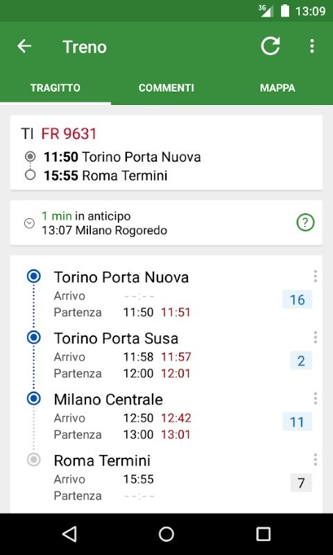 意大利火车时刻表app