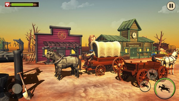 Horse Taxi City Transport Horse Riding Games