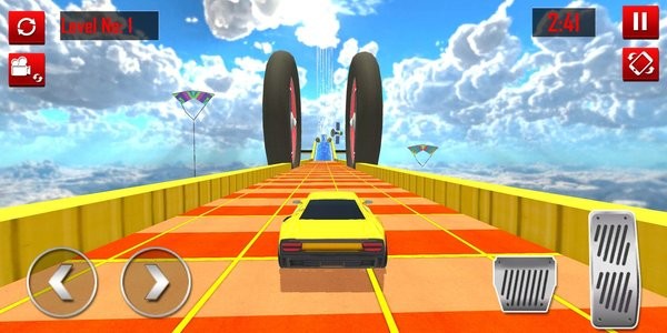 巨型斜坡赛车游戏(mega ramp car racing)