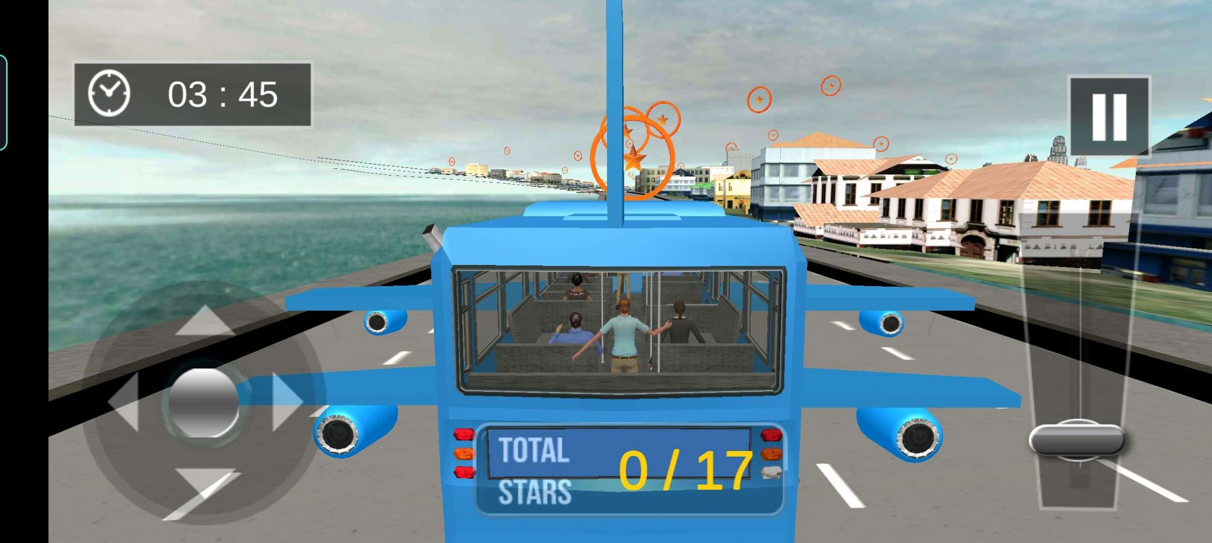 飞行巴士极限城市特技游戏