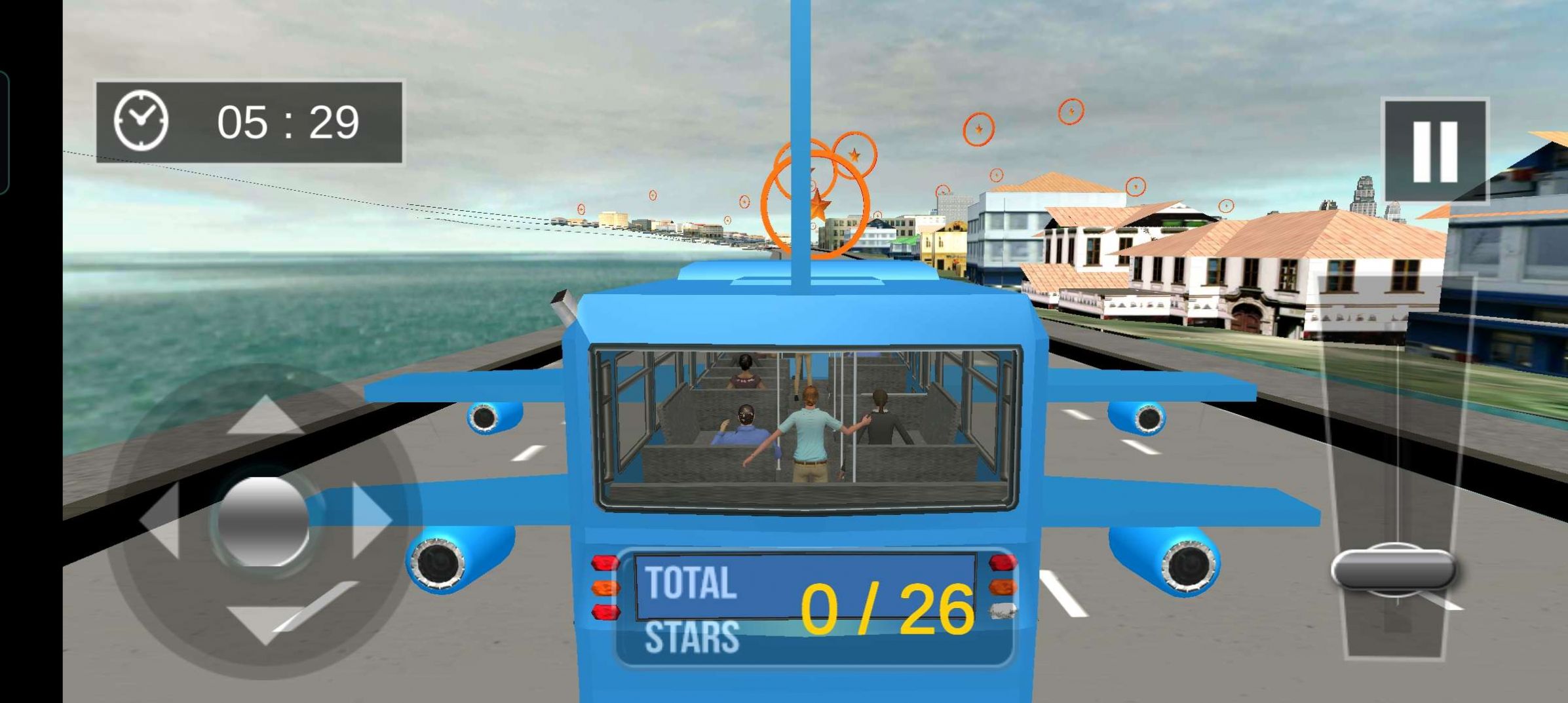 飞行巴士极限城市特技游戏