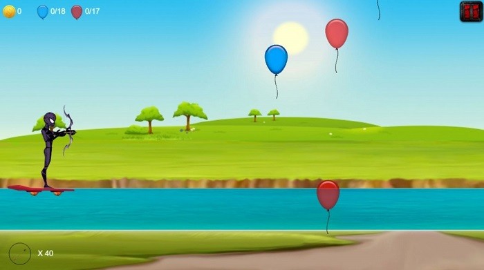 外星人弓箭和气球游戏(alien balloon archer)