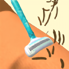 剃须刷3d游戏(shave rush 3d)