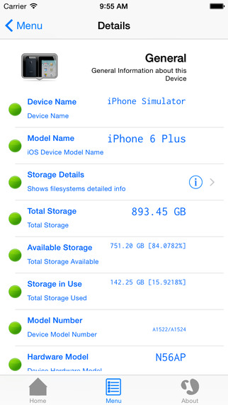 Lirum Device Info Lite iPhone版