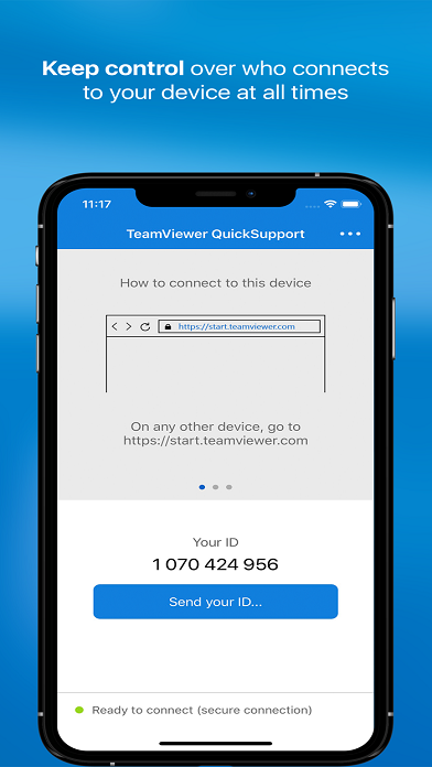 苹果TeamViewer QuickSupport app